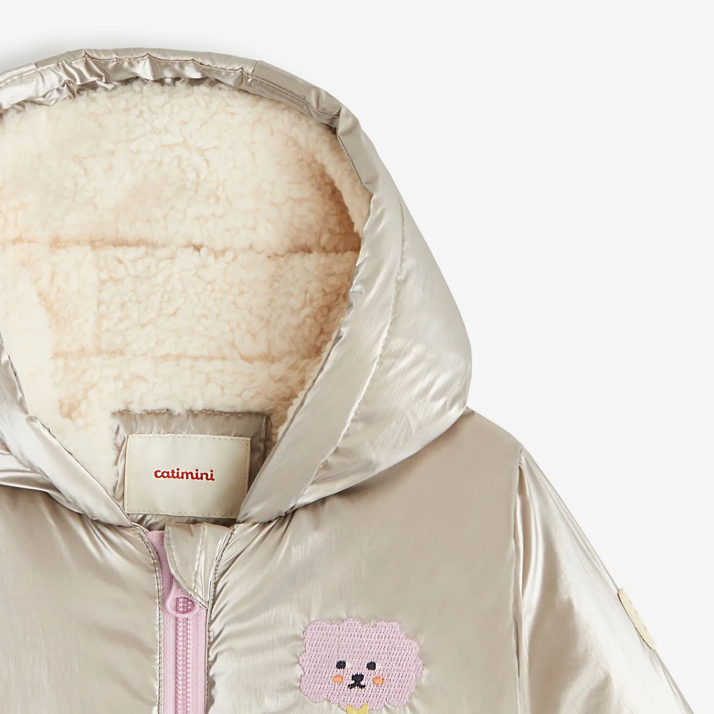 Clearance Baby Girls' Gold Coat Child Outerwear
