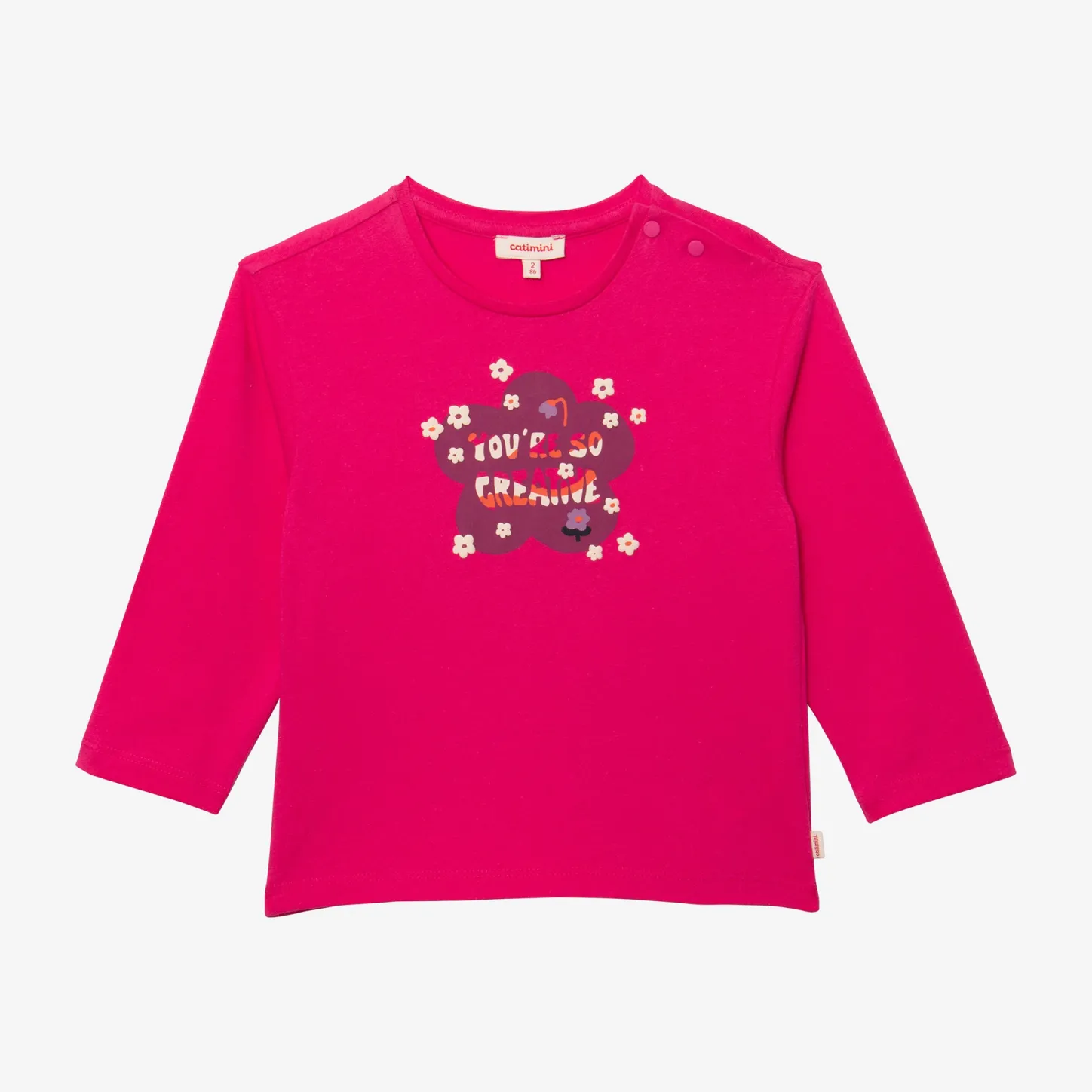 Discount Baby Girls' Hot Pink T-Shirt Child T-Shirts & Tops