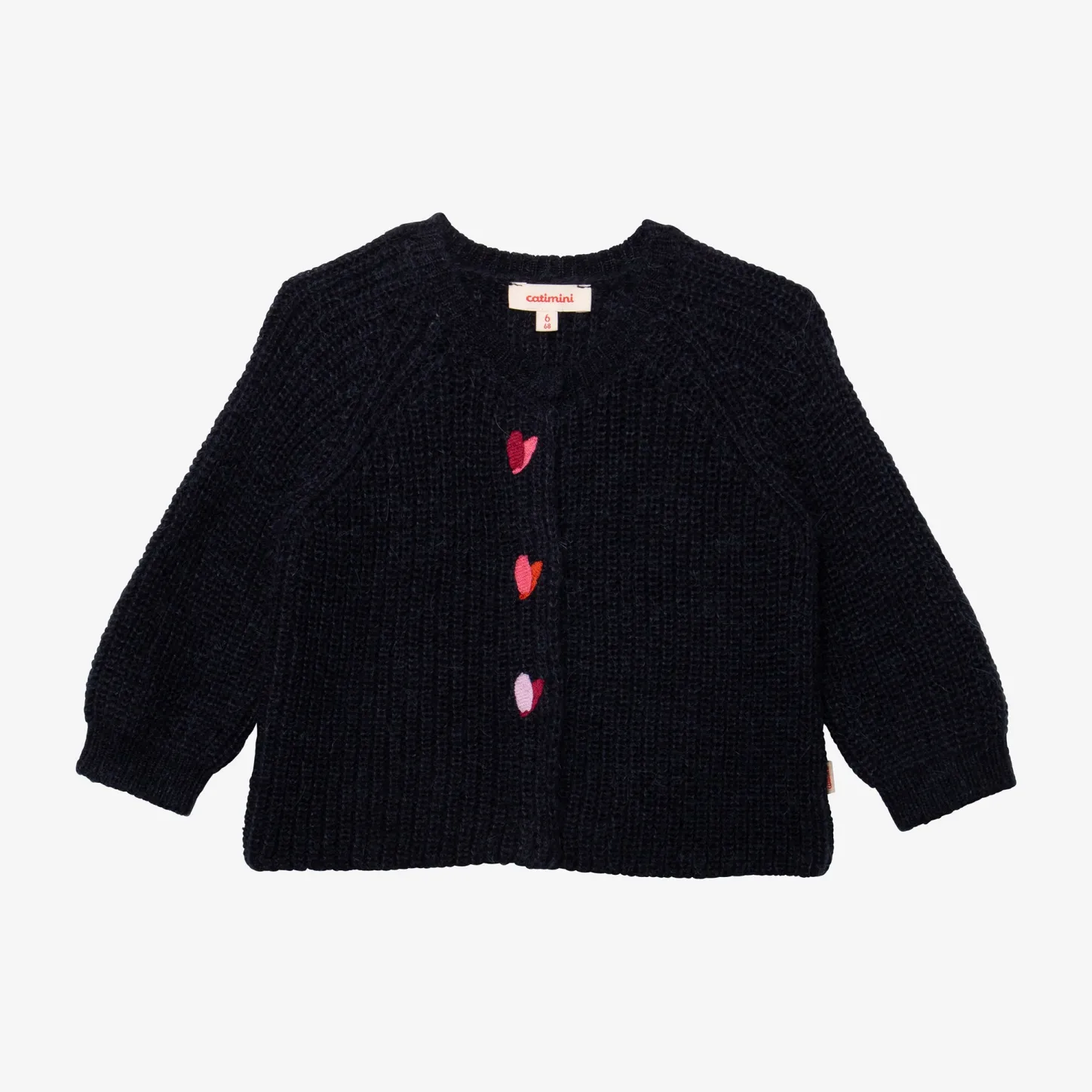 Clearance Baby Girls' Navy Blue Cardigan Child Cardigans & Sweaters