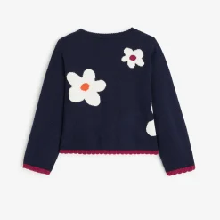 Fashion Baby Girls' Navy Blue Cardigan Child Cardigans & Sweaters