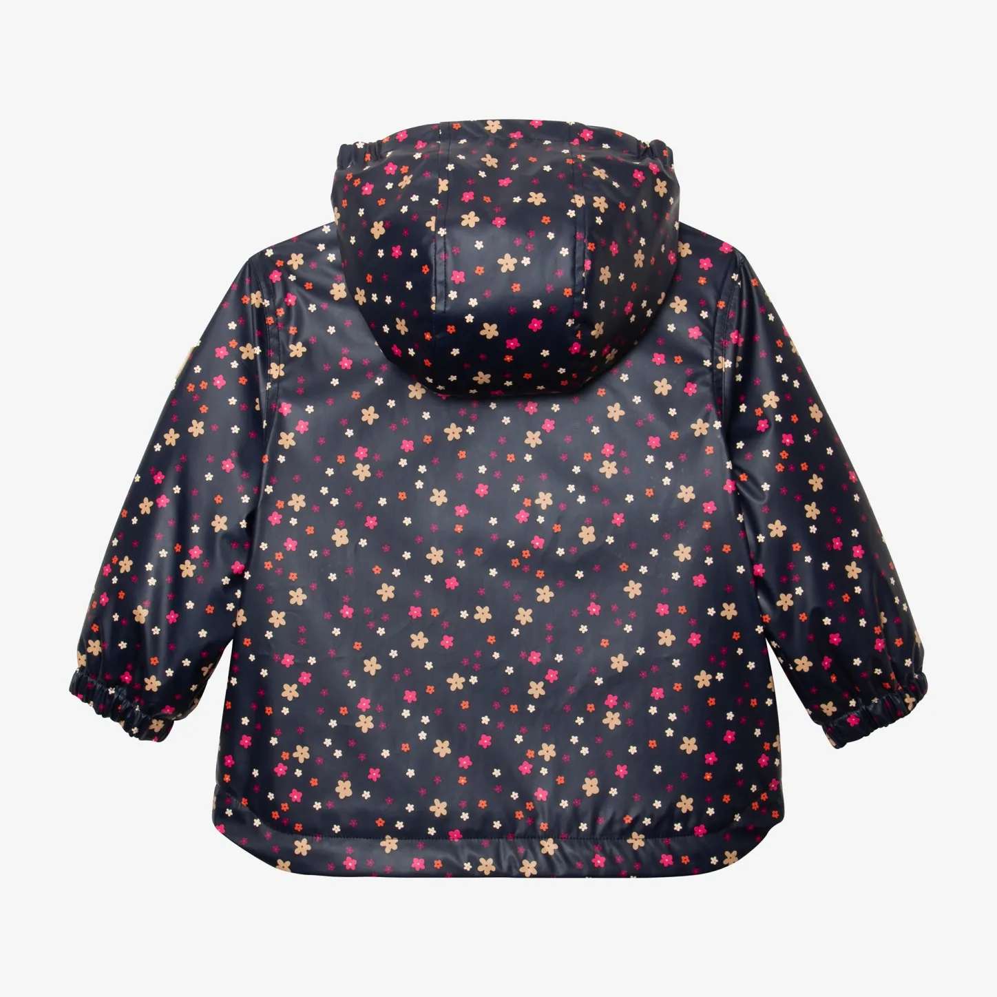 Hot Baby Girls' Navy Blue Raincoat Child Outerwear