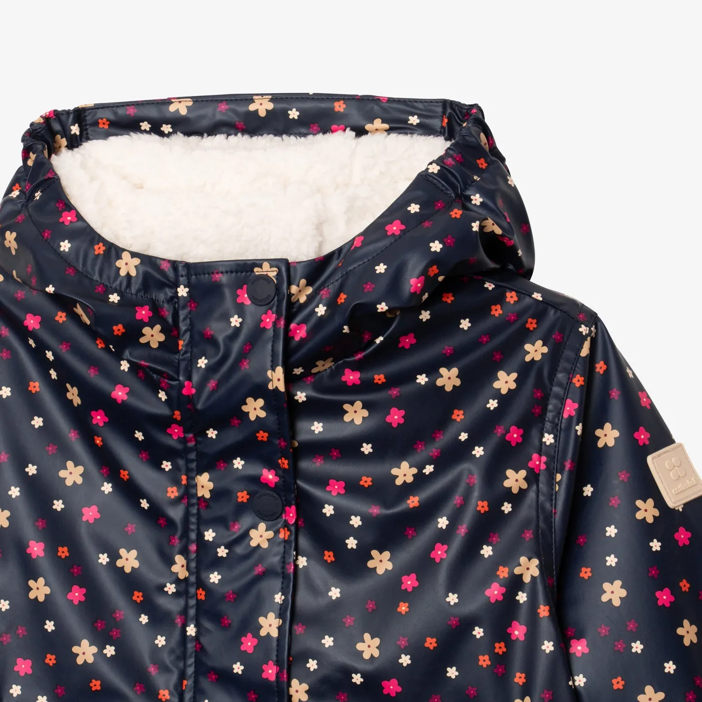 Hot Baby Girls' Navy Blue Raincoat Child Outerwear