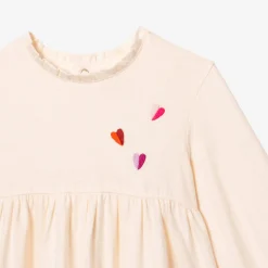 New Baby Girls' Off White T-Shirt Child T-Shirts & Tops