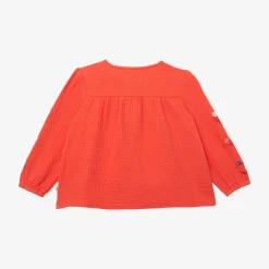 Sale Baby Girls' Red Blouse Child T-Shirts & Tops