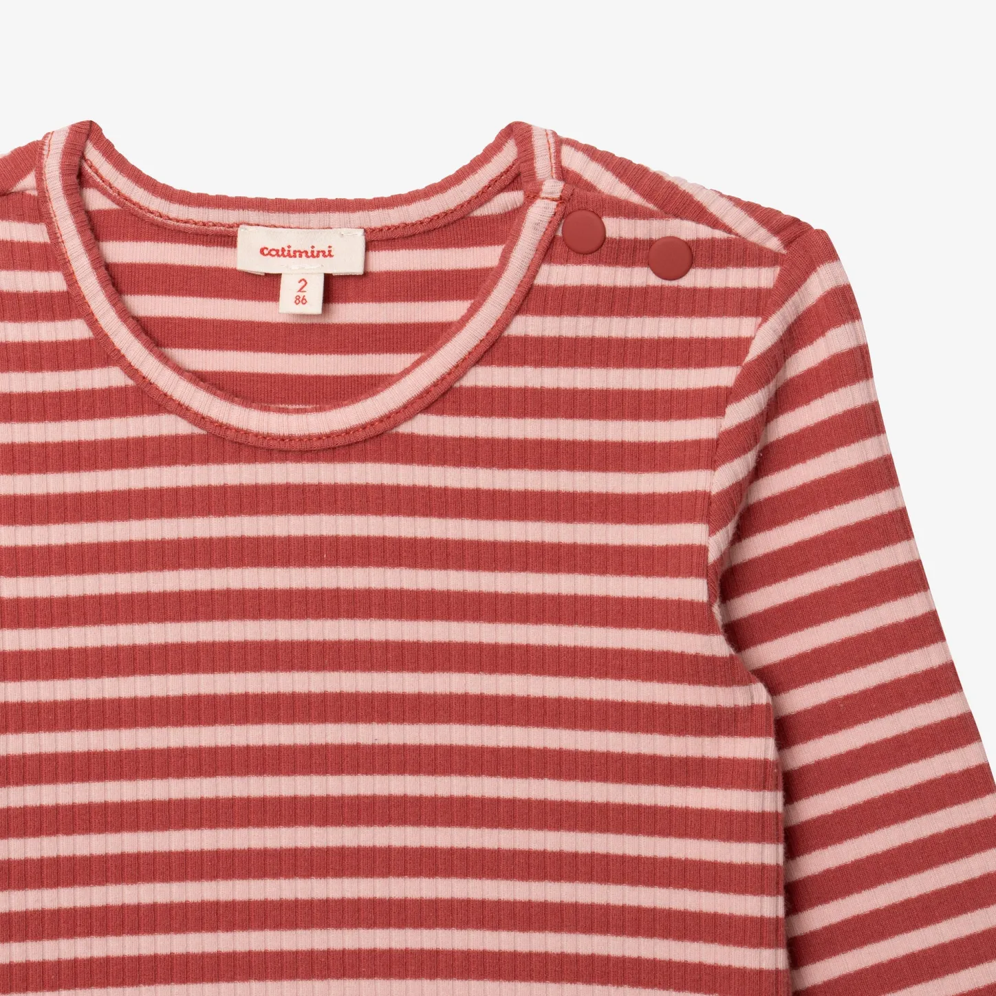 Discount Baby Girls' Terracotta T-Shirt Child T-Shirts & Tops