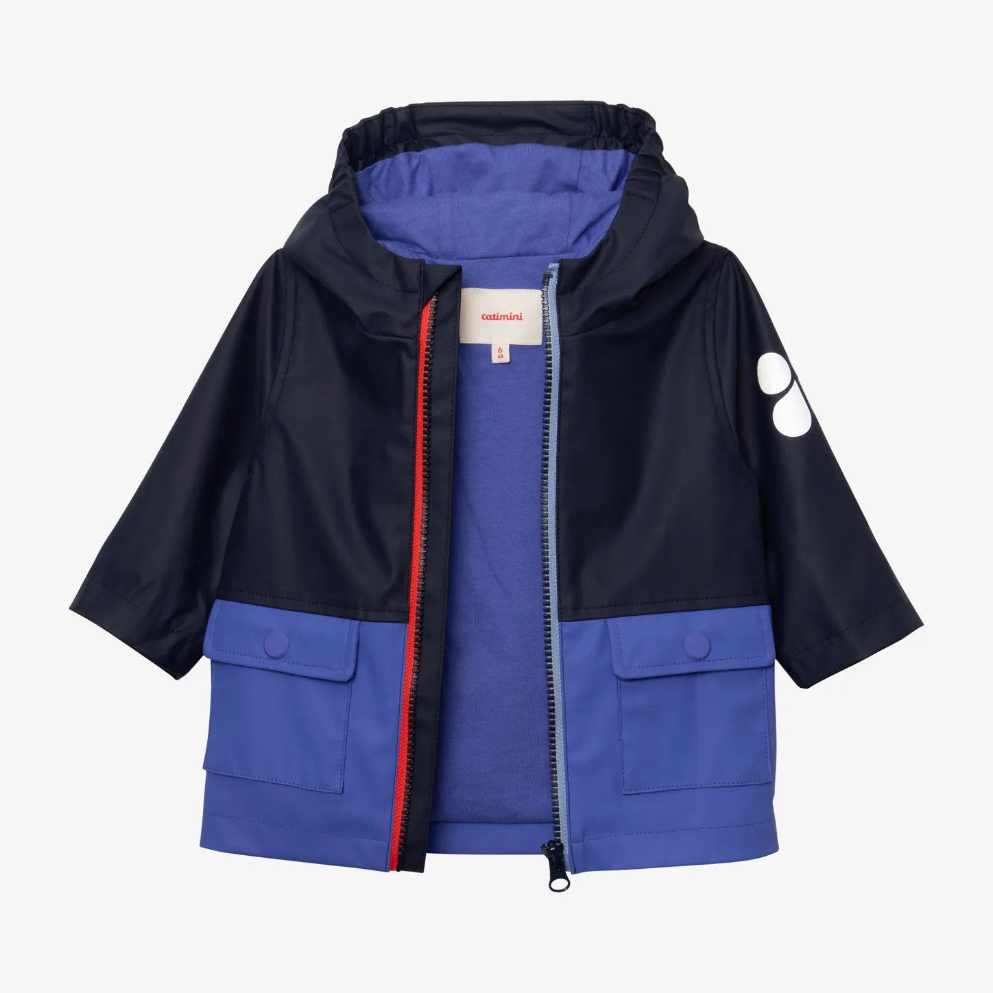 Online Baby's Two-Tone Parka Child Outerwear