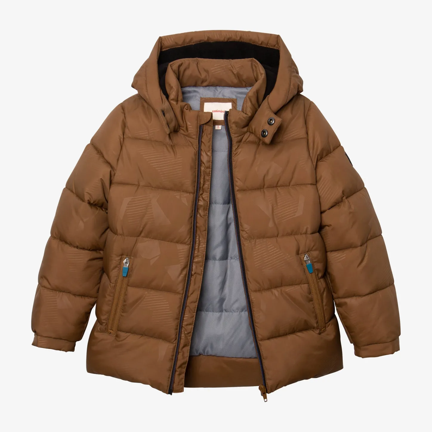 Online Boy Brown Puffer Coat Child Outerwear
