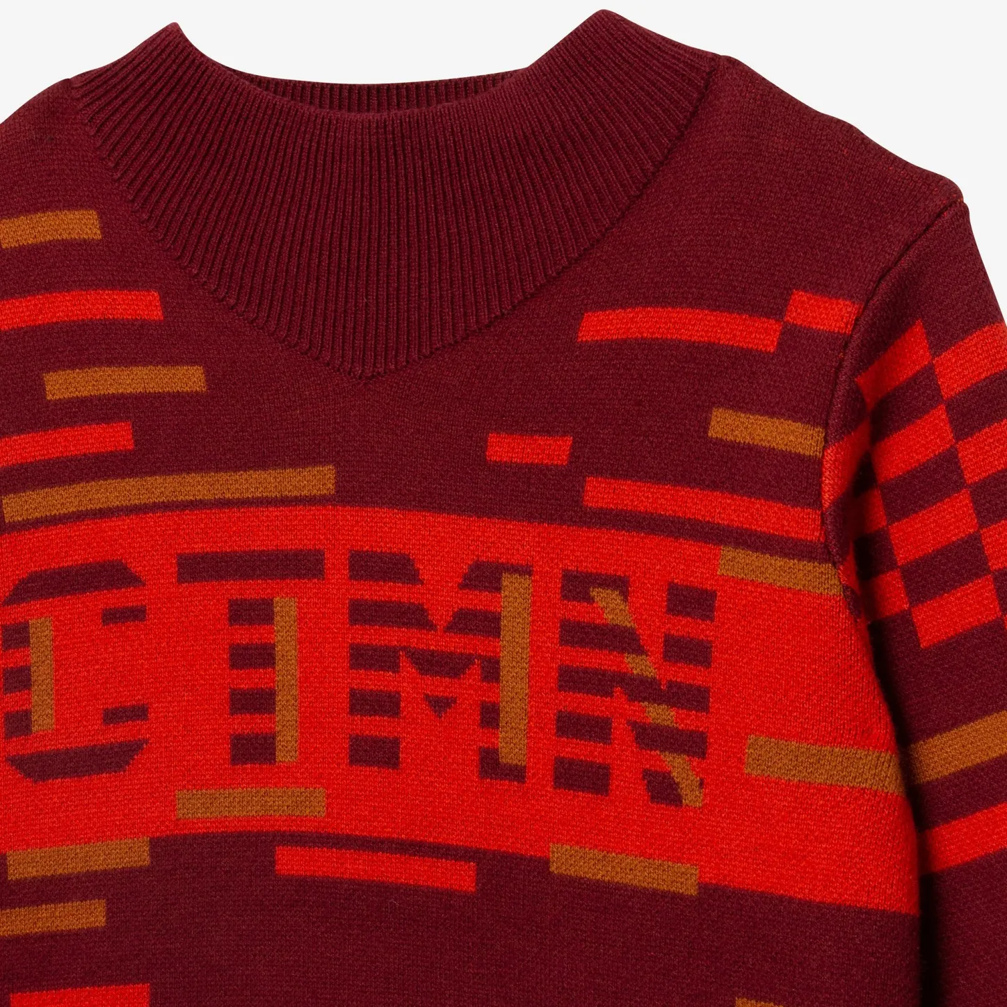 Sale Boy Burgundy Knit Sweater Child Cardigans & Sweaters
