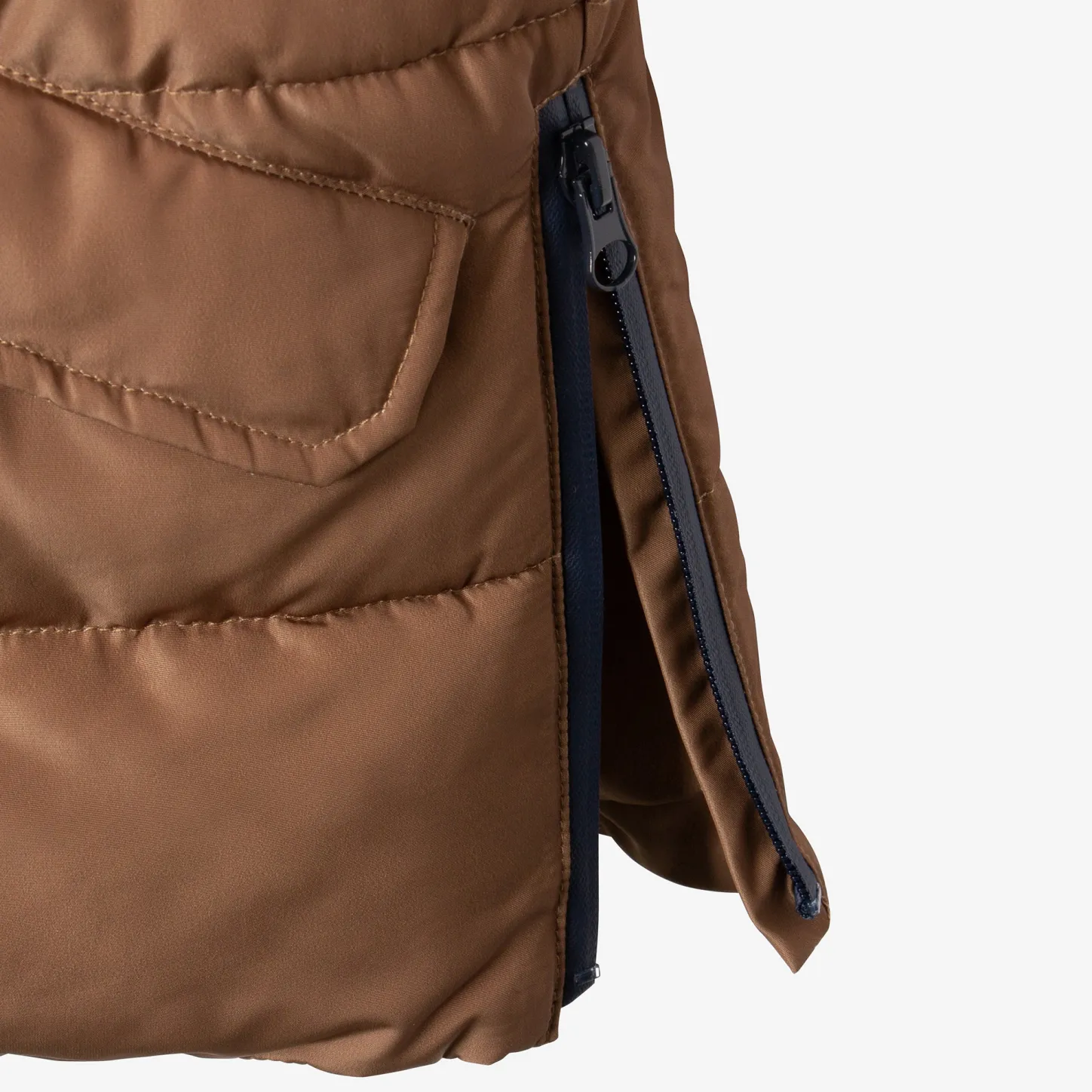 Sale Boy Caramel Long Parka Child Outerwear