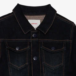 Fashion Boy Dark Navy Denim Jacket Child Outerwear