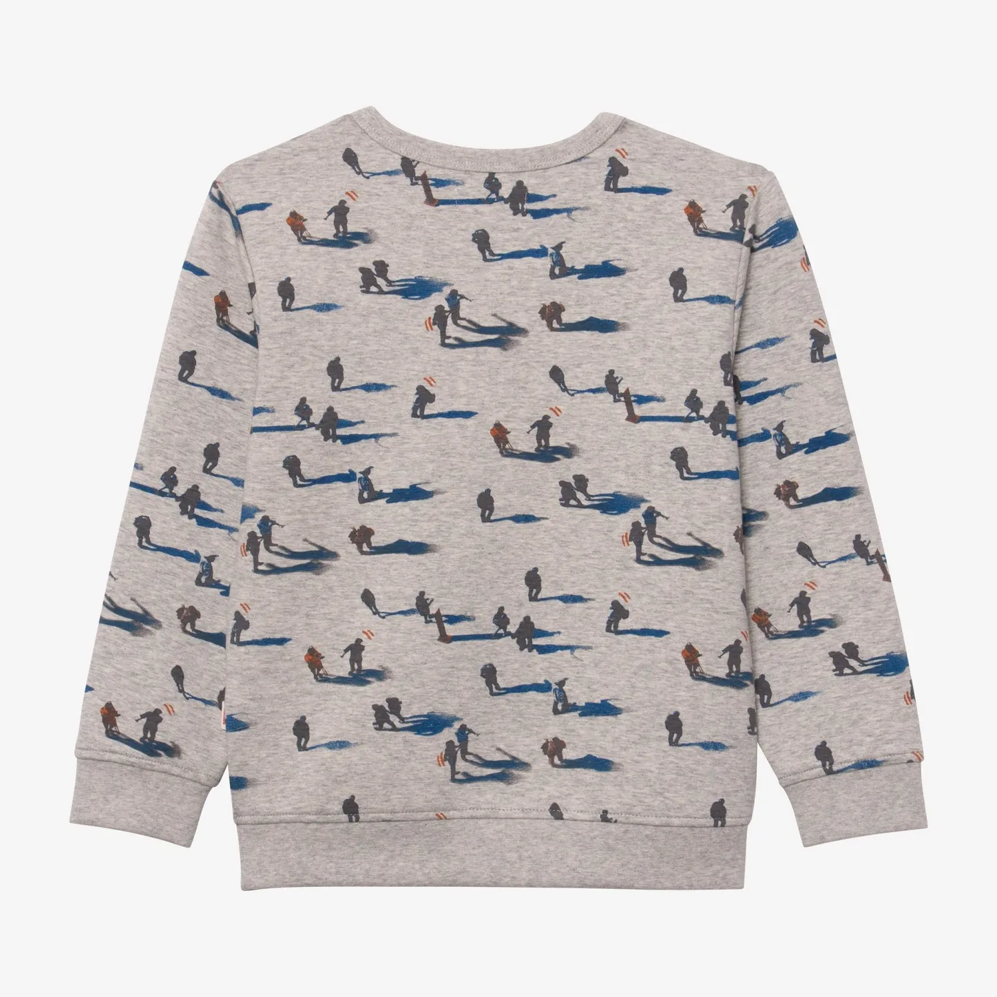 Clearance Boy Grey Marl Sweatshirt Child Cardigans & Sweaters