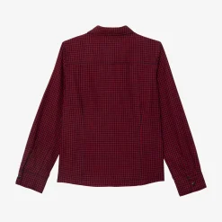 Fashion Boy Long Sleeve Red Check Shirt Child Shirts & Polos