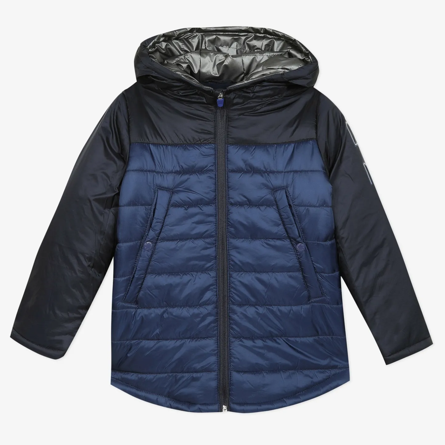 Clearance Boys' Blue Coated Puffer Jacket Child Outerwear