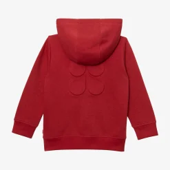 Hot Boys' Clay-Colored Zipped Hoodie Child Cardigans & Sweaters
