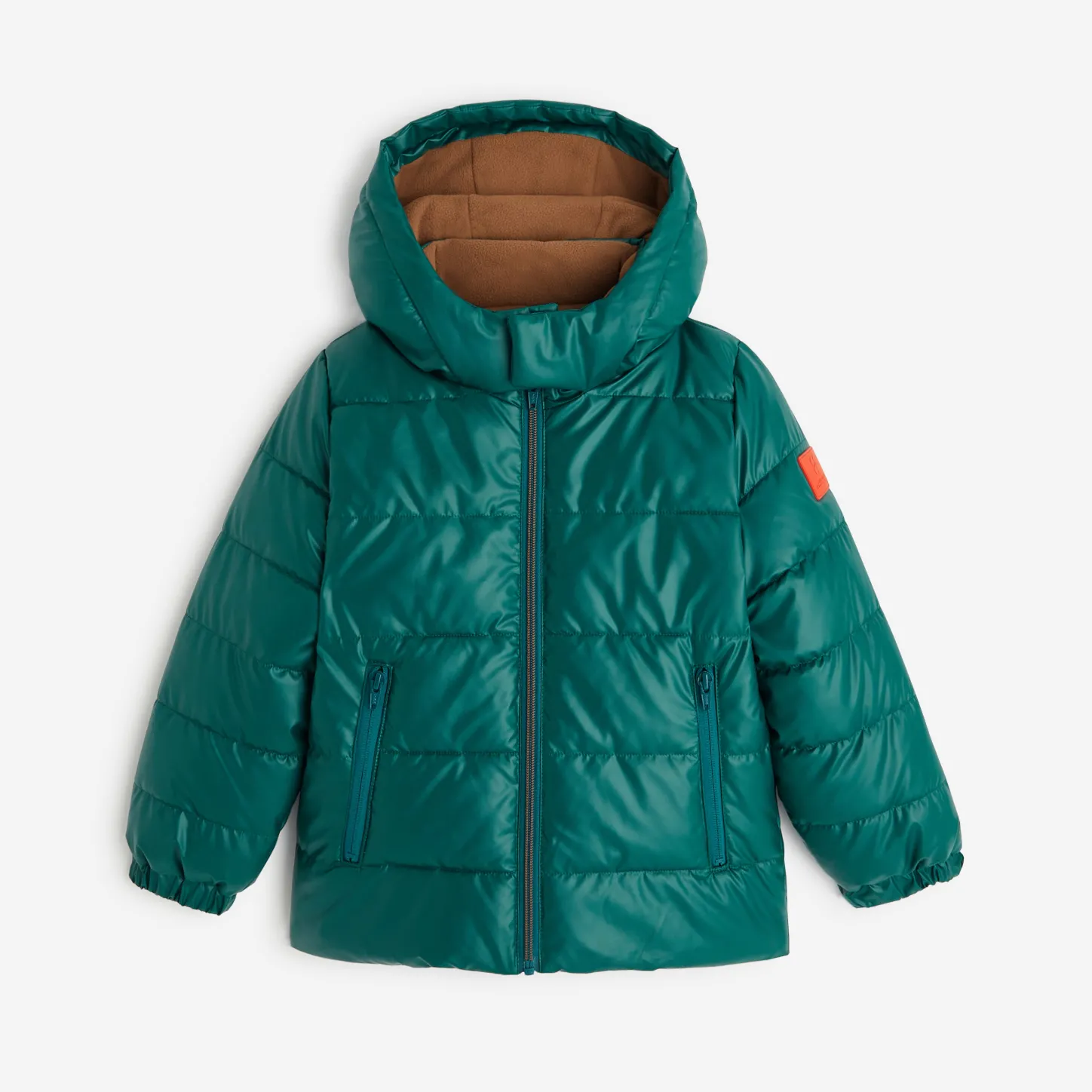 Best Boys' Green Puffer Coat Child Outerwear