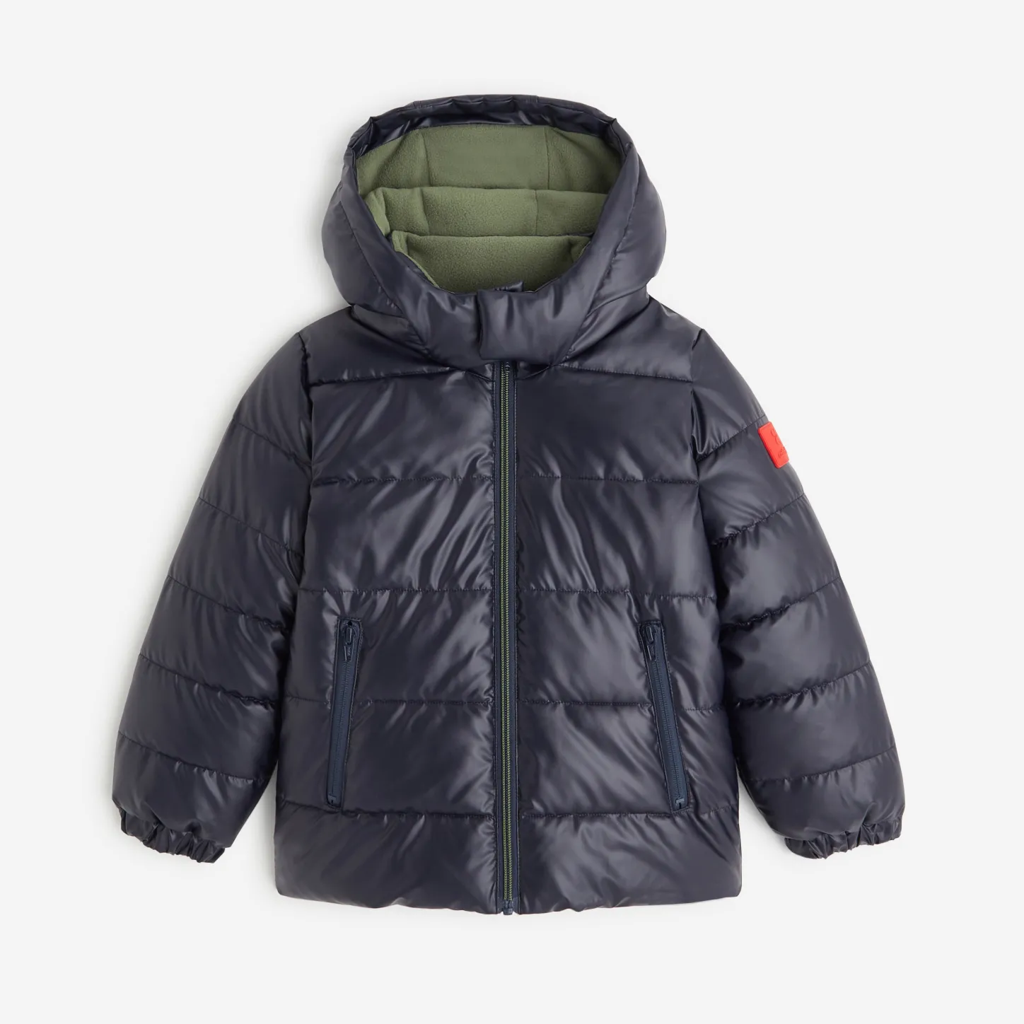 Outlet Boys' Navy Blue Puffer Coat Child Outerwear