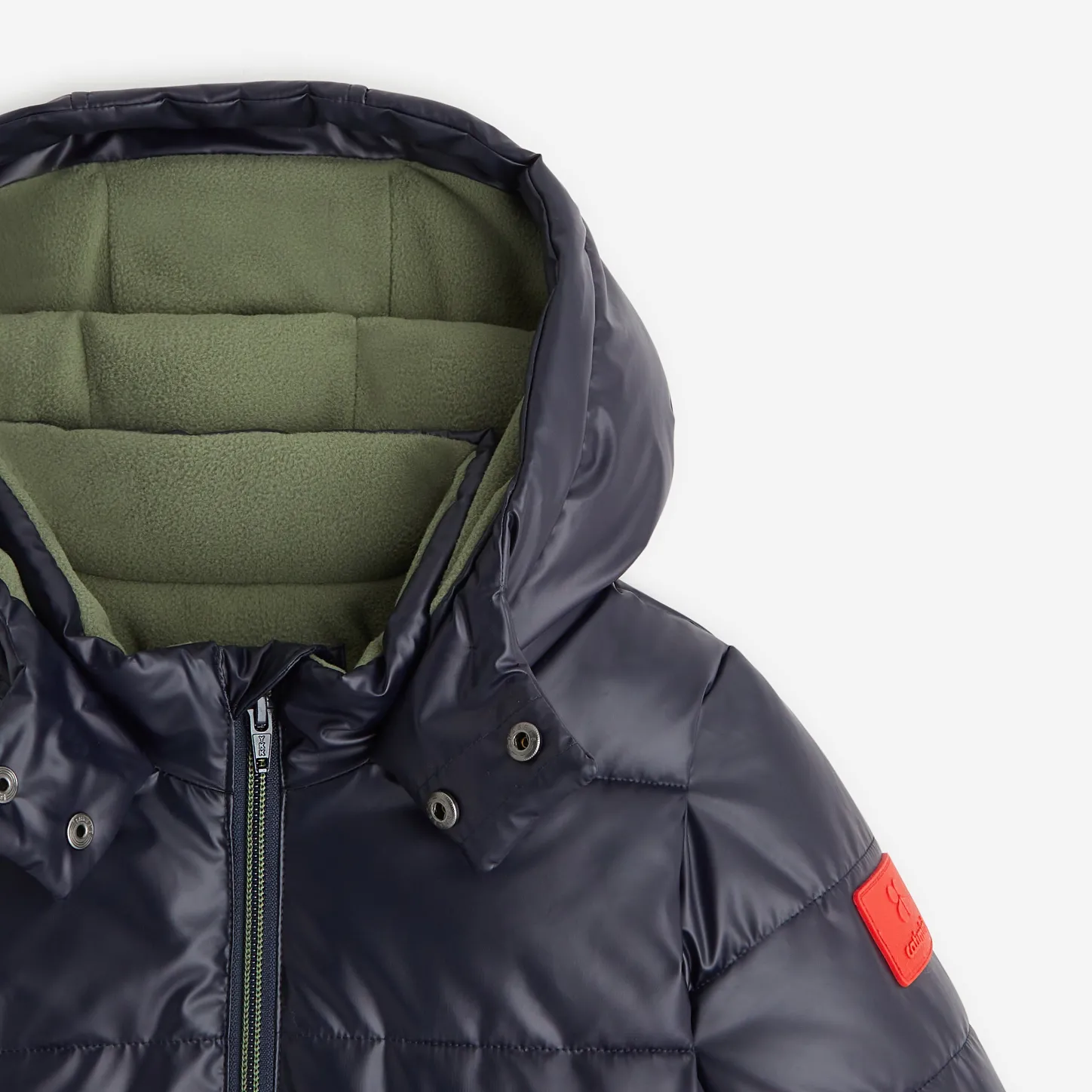 Outlet Boys' Navy Blue Puffer Coat Child Outerwear