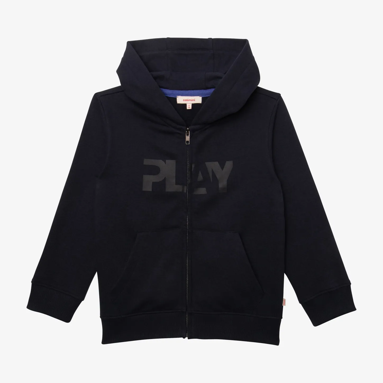 Hot Boys' Navy Blue Zip Hoodie Child Cardigans & Sweaters