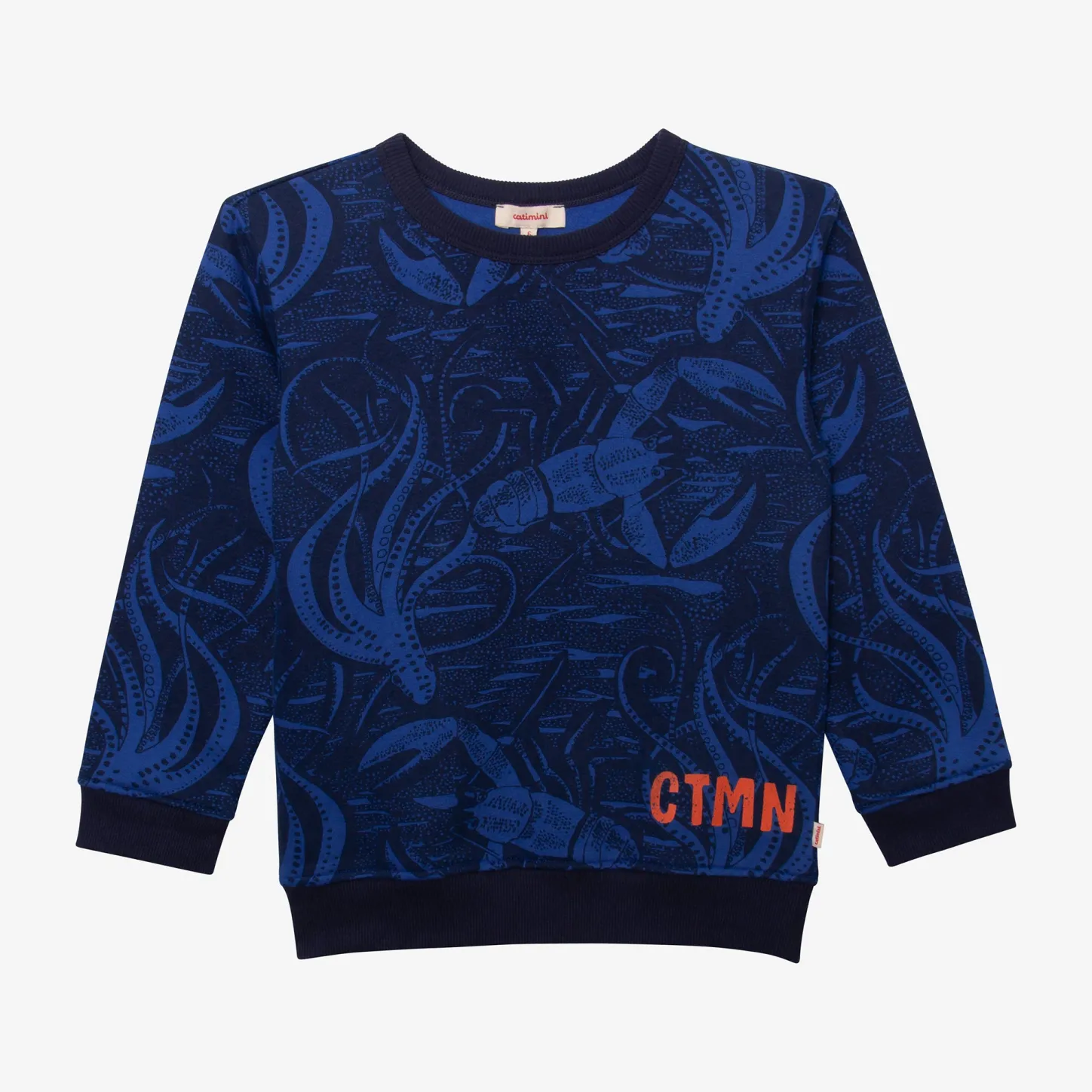 Fashion Boys' Navy Camo Sweatshirt Child Cardigans & Sweaters