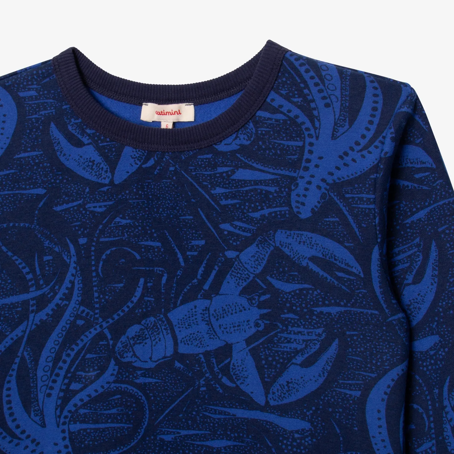 Fashion Boys' Navy Camo Sweatshirt Child Cardigans & Sweaters