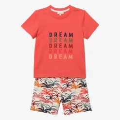 Clearance Boy's Palm Tree Shorty Pajama Child Sleepwear & Loungewear
