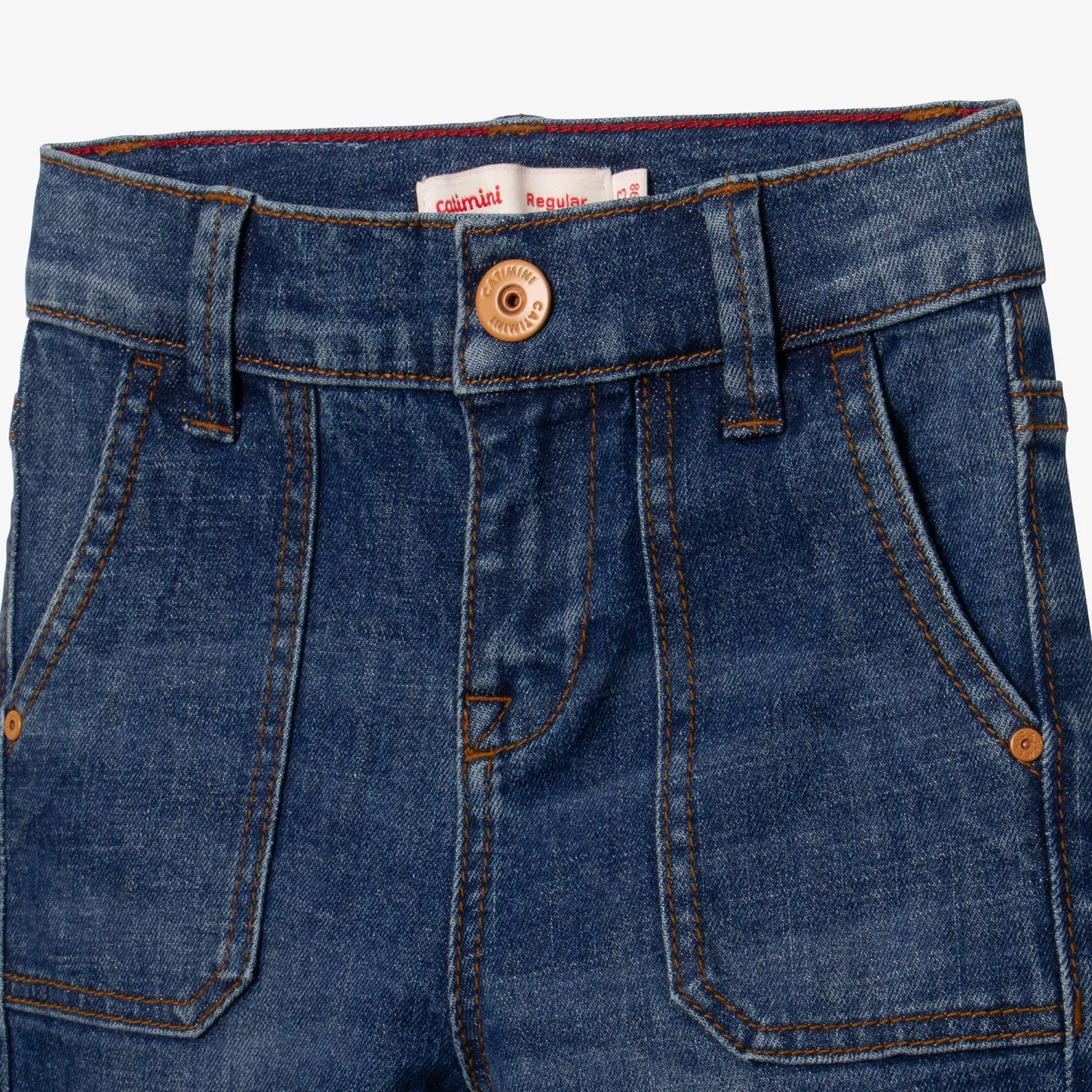 Outlet Boys' Regular Fit Blue Jeans Child Pants