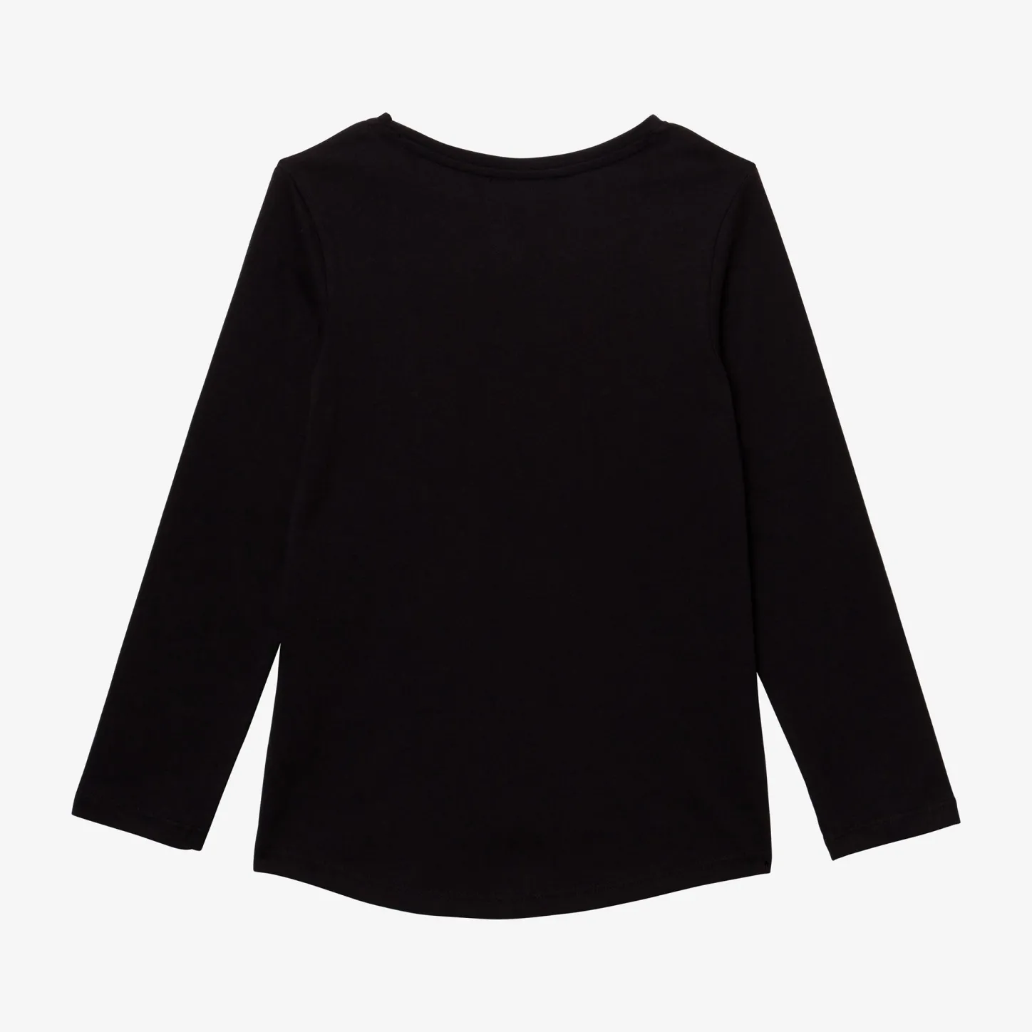 Discount Girl Black Long Sleeve T-Shirt Child T-Shirts & Tops