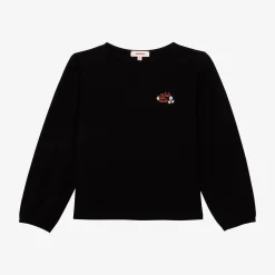 Outlet Girl Black Long Sleeve T-Shirt Child T-Shirts & Tops