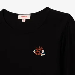 Outlet Girl Black Long Sleeve T-Shirt Child T-Shirts & Tops