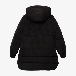 Discount Girl Black Quilted Coat Child Outerwear