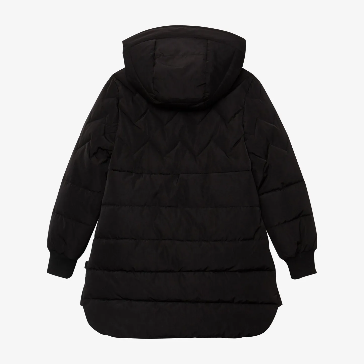 Discount Girl Black Quilted Coat Child Outerwear