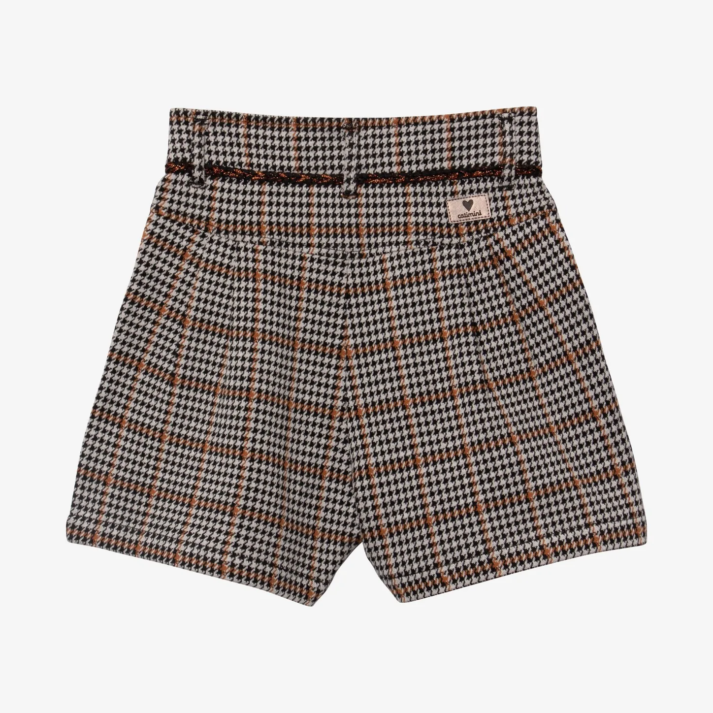 Sale Girl Check Shorts Child Pants & Shorts