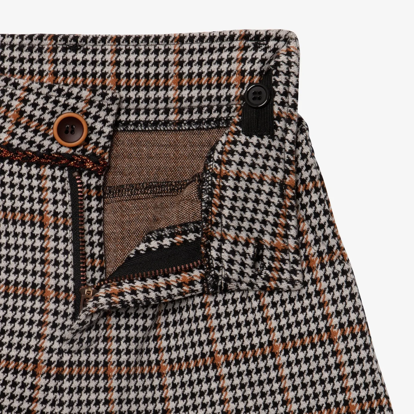 Sale Girl Check Shorts Child Pants & Shorts