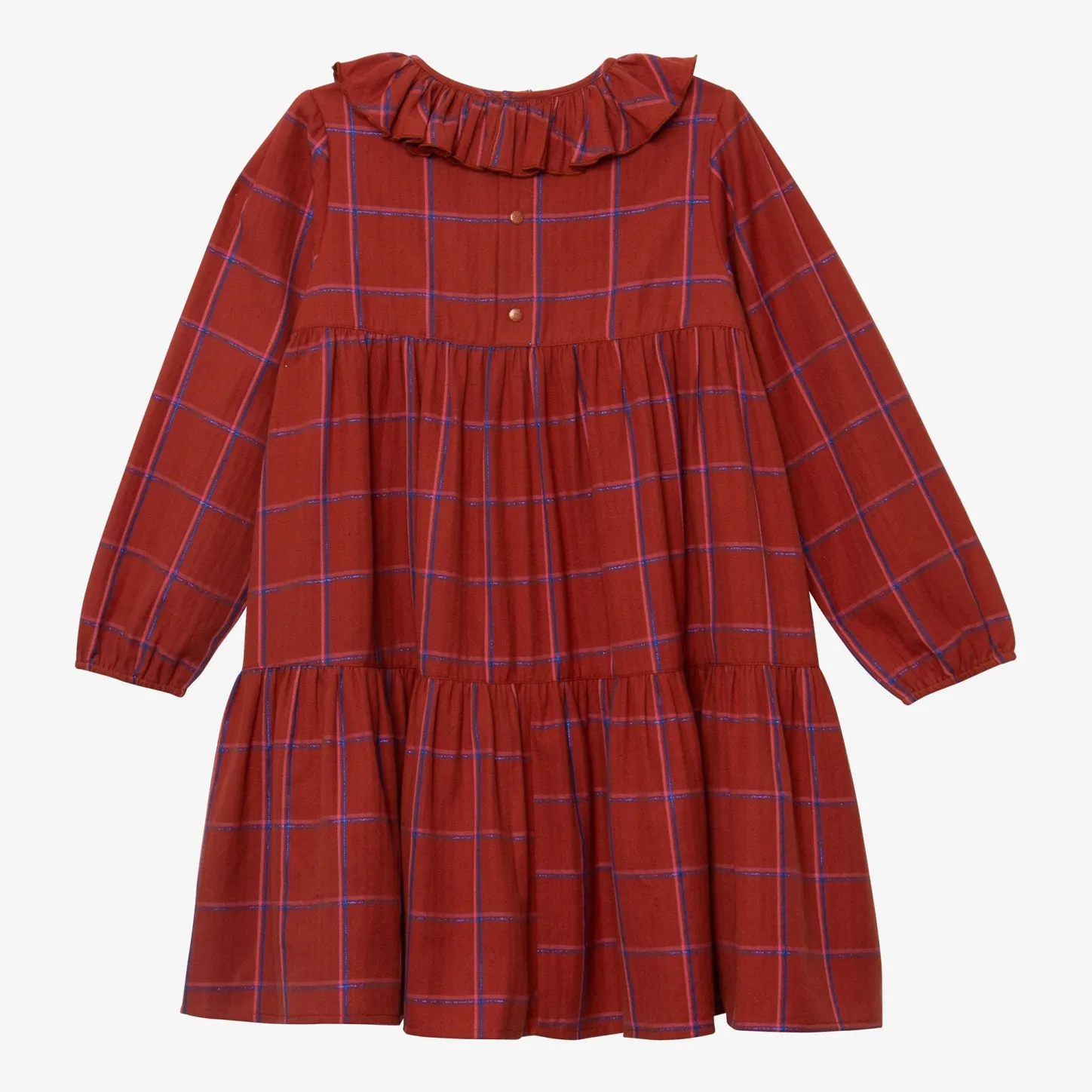Best Girl Checked Tiered Dress Child Dresses & Skirts