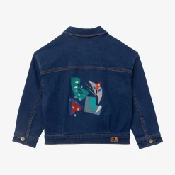 Best Girl Embroidered Denim Jacket Child Outerwear