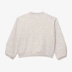 Fashion Girl Grey Marl Sweatshirt Child Cardigans & Sweaters