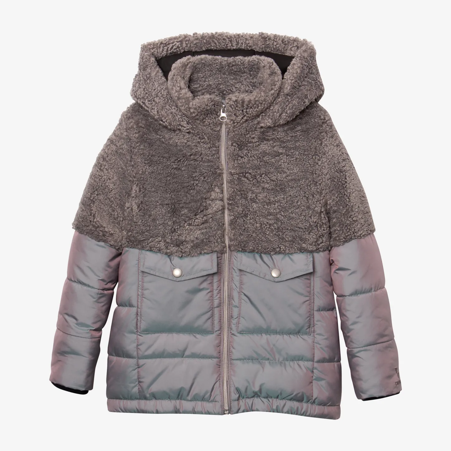 Best Girl Grey Parka Child Outerwear