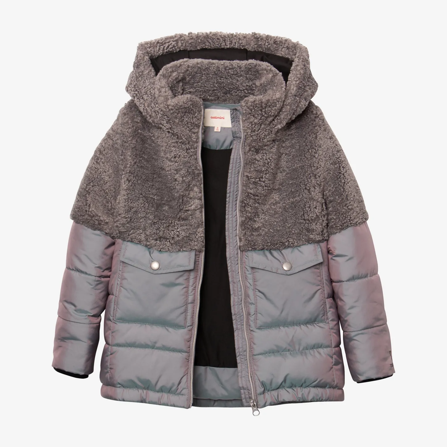 Best Girl Grey Parka Child Outerwear