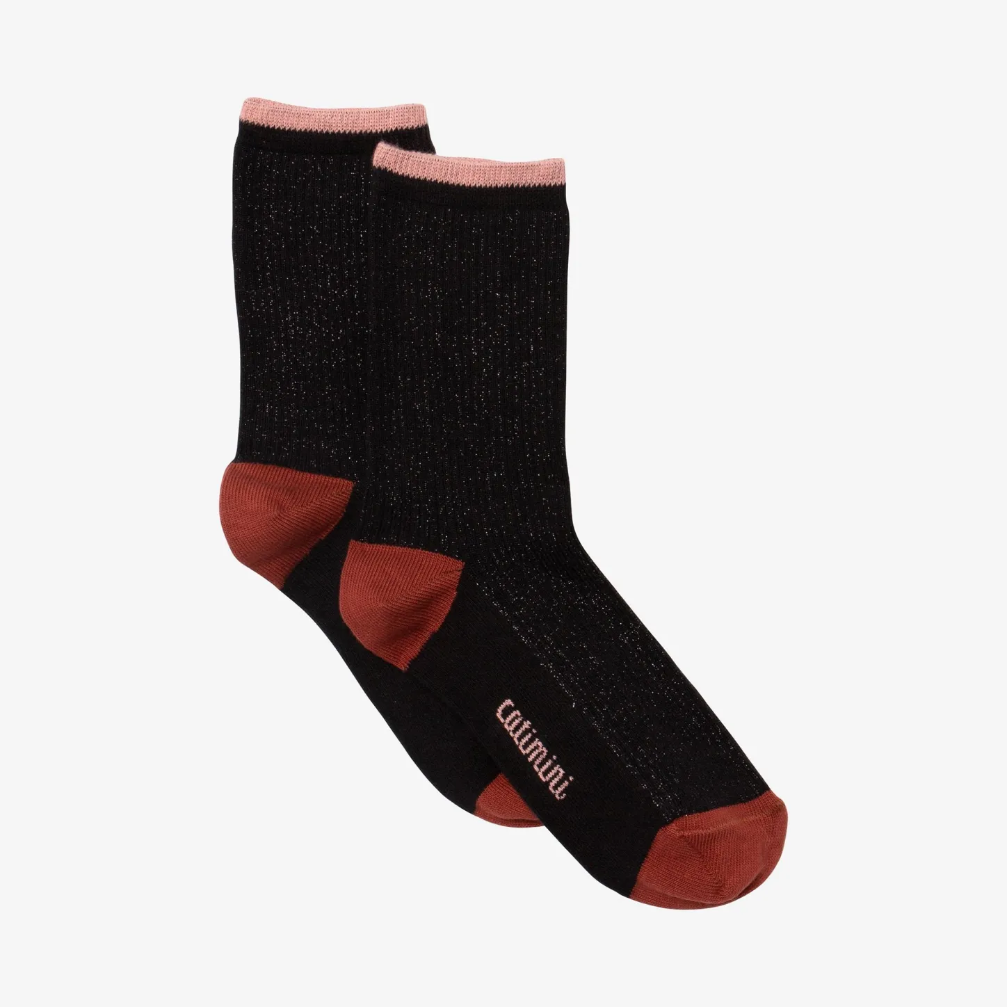Clearance Girl Lurex Black Socks Child Accessories