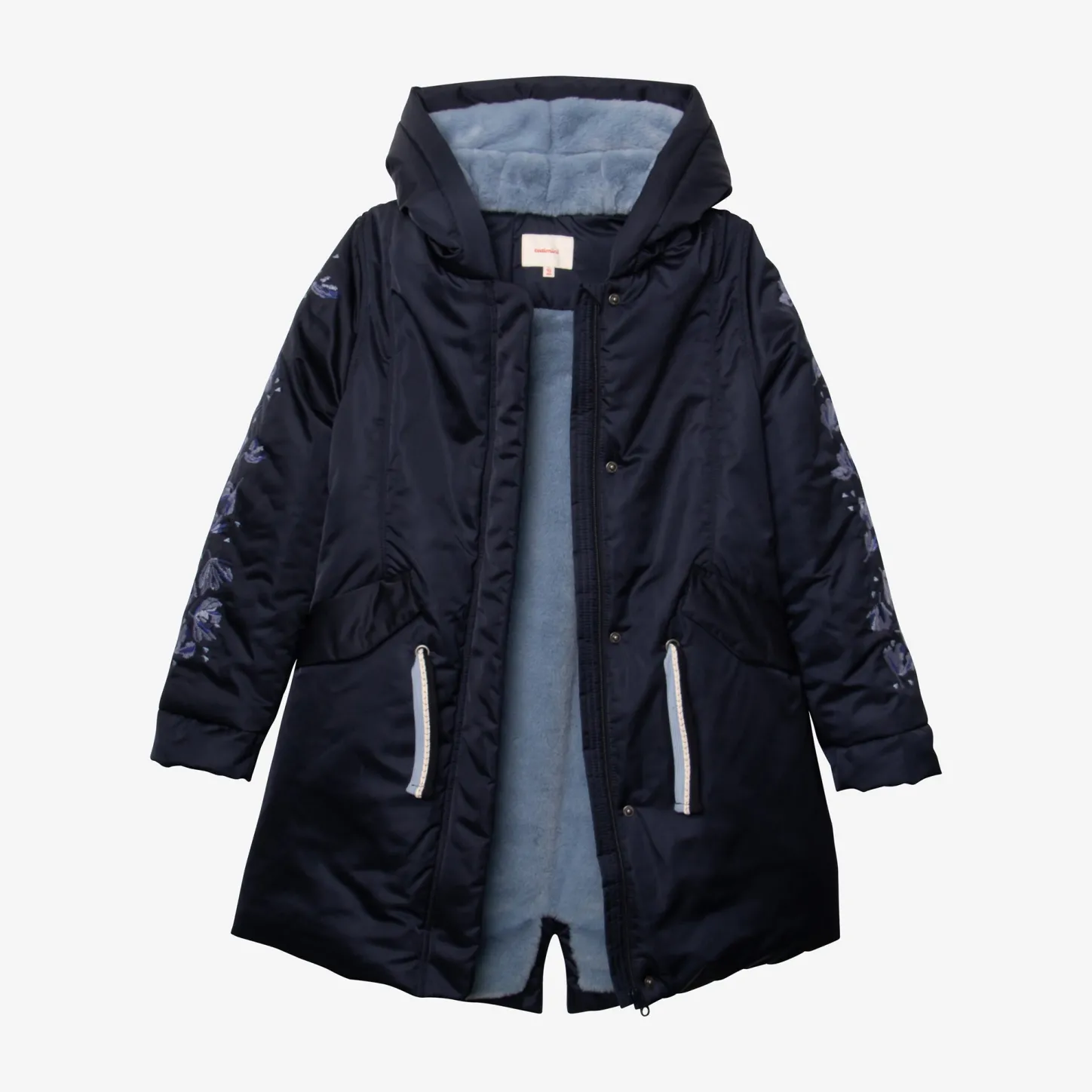 Clearance Girl Navy Parka Child Outerwear
