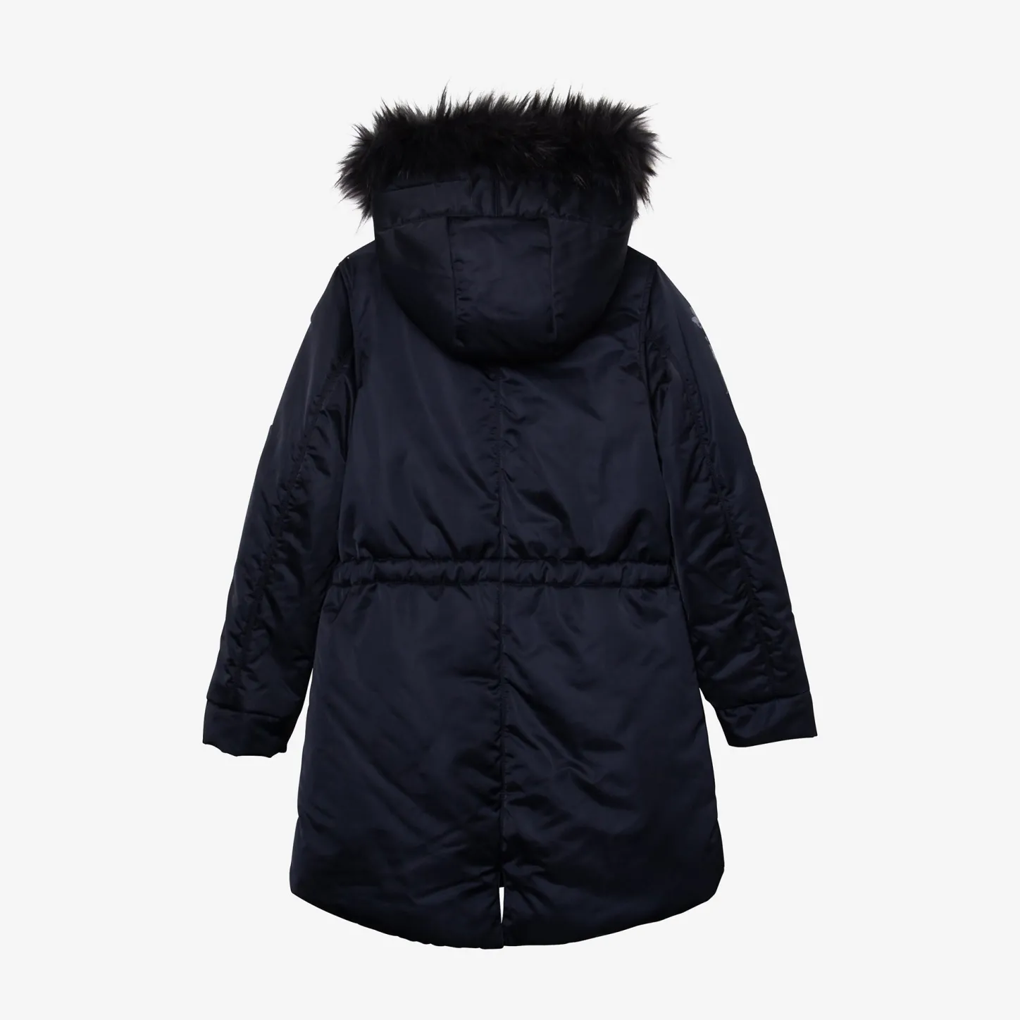 Clearance Girl Navy Parka Child Outerwear