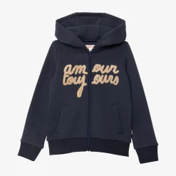 Fashion Girl Navy Zip Hoodie ♡ Child Cardigans & Sweaters