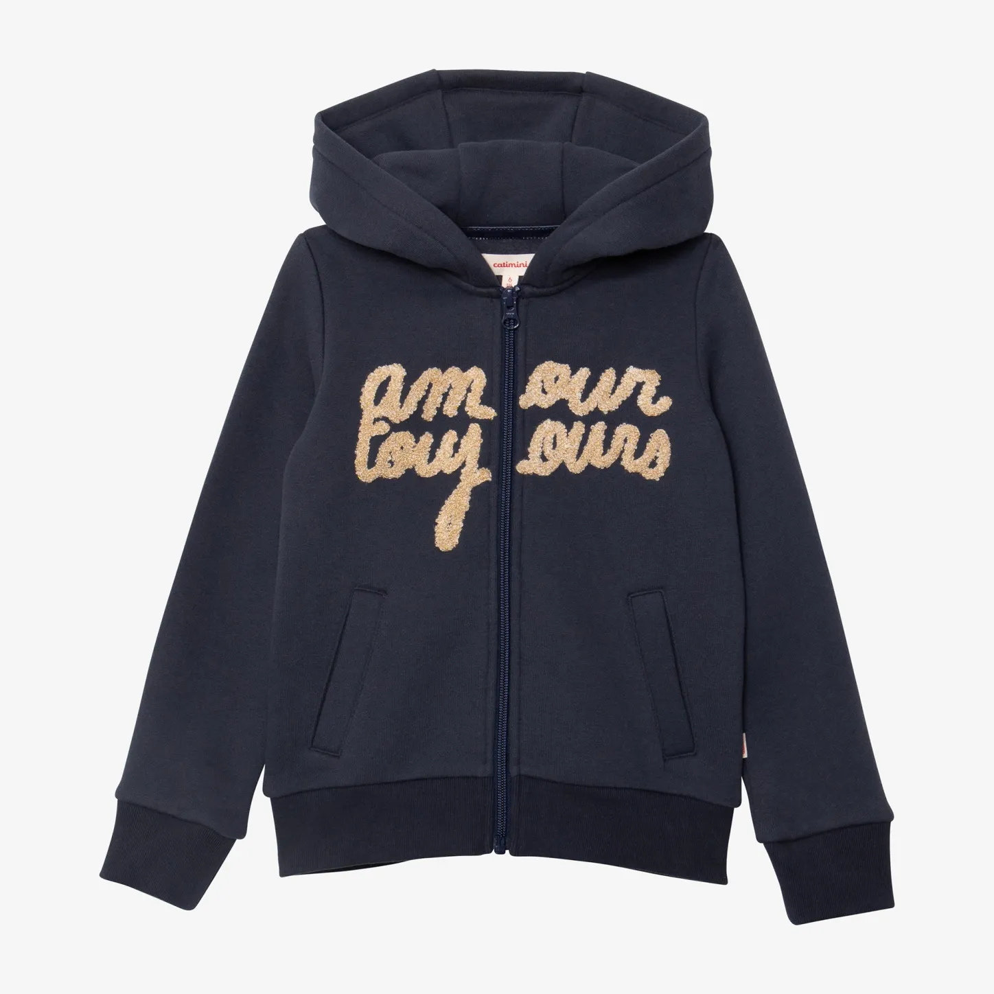 Fashion Girl Navy Zip Hoodie ♡ Child Cardigans & Sweaters