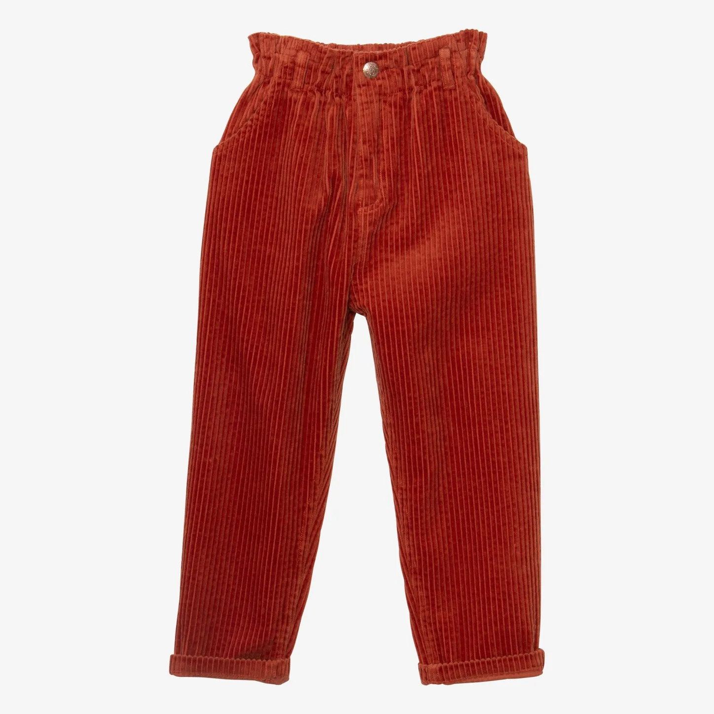 Outlet Girl Paper Bag Corduroy Pants Child Pants & Shorts