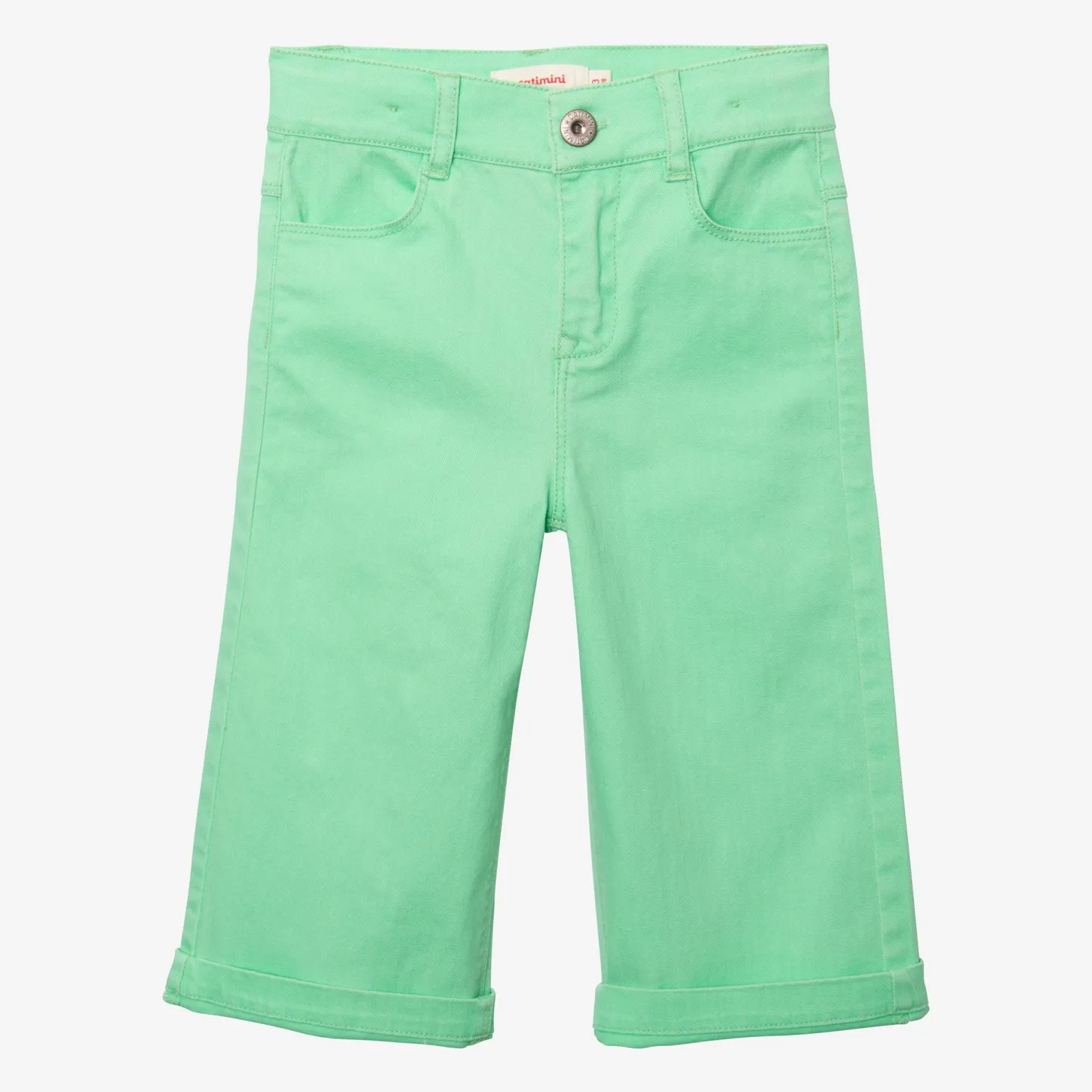 Discount Girls' Apple Green Jeans Child Pants & Shorts