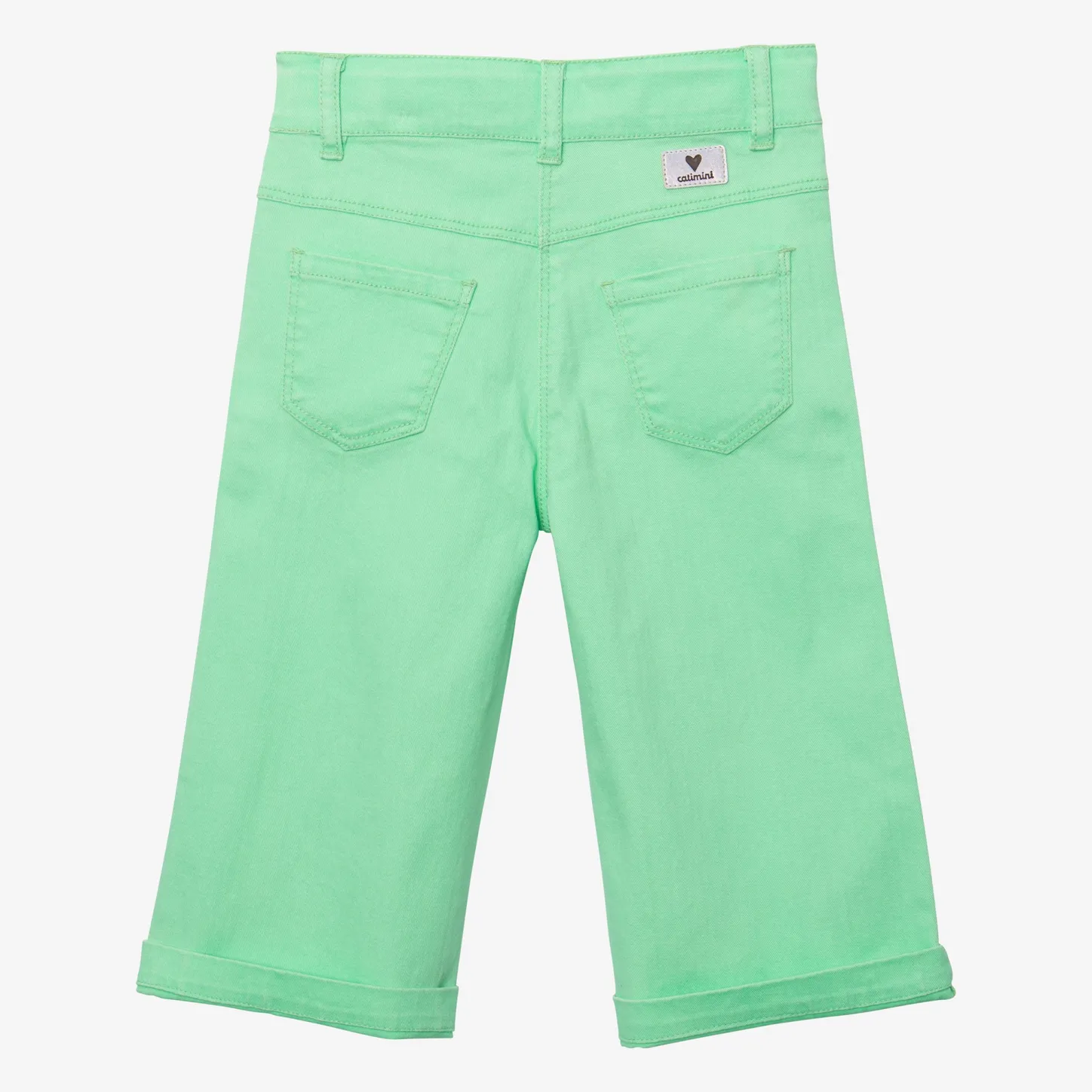 Discount Girls' Apple Green Jeans Child Pants & Shorts