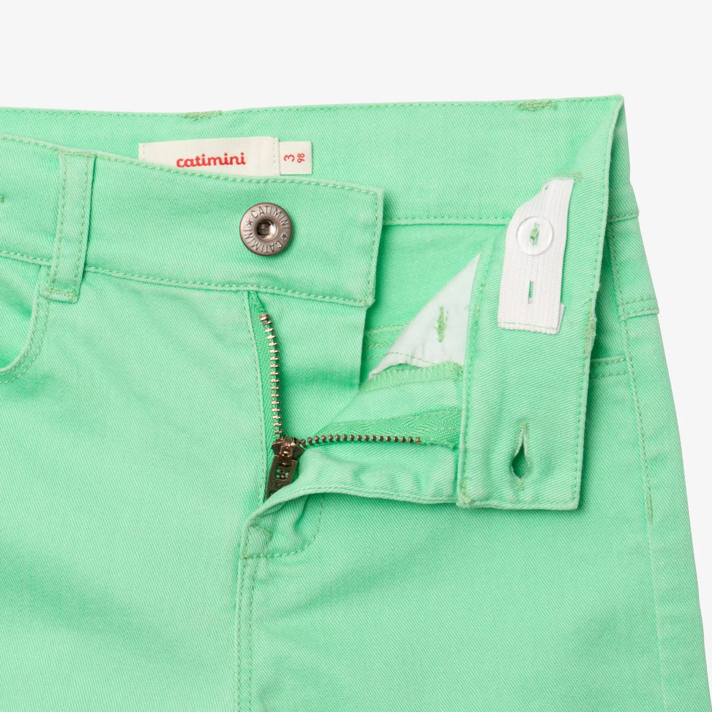 Discount Girls' Apple Green Jeans Child Pants & Shorts