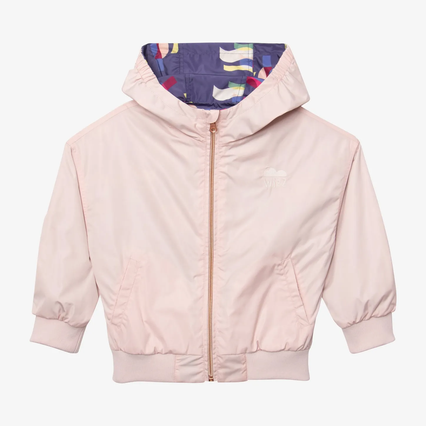 Fashion Girl's Arty Reversible Windbreaker Child Outerwear