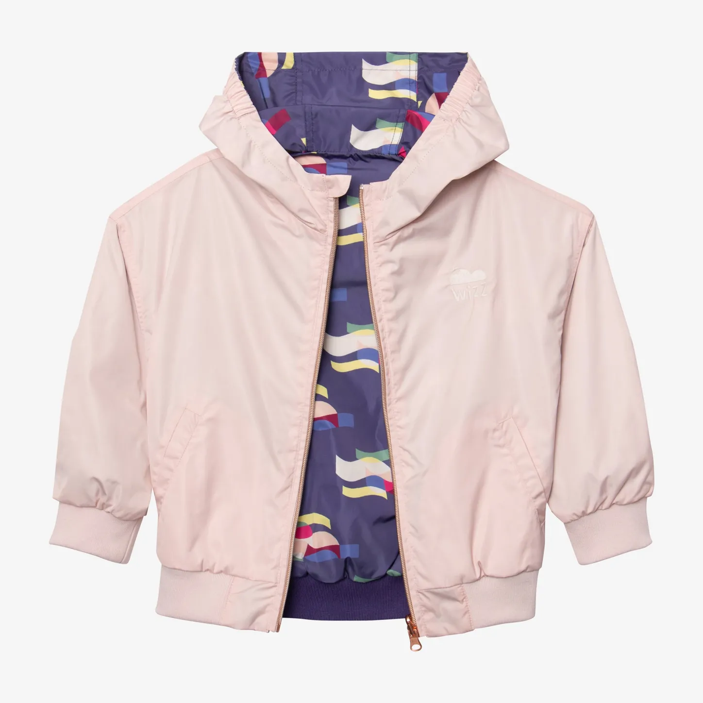 Fashion Girl's Arty Reversible Windbreaker Child Outerwear