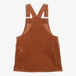 Outlet Girls' Beige Apron Dress Child Dresses & Skirts